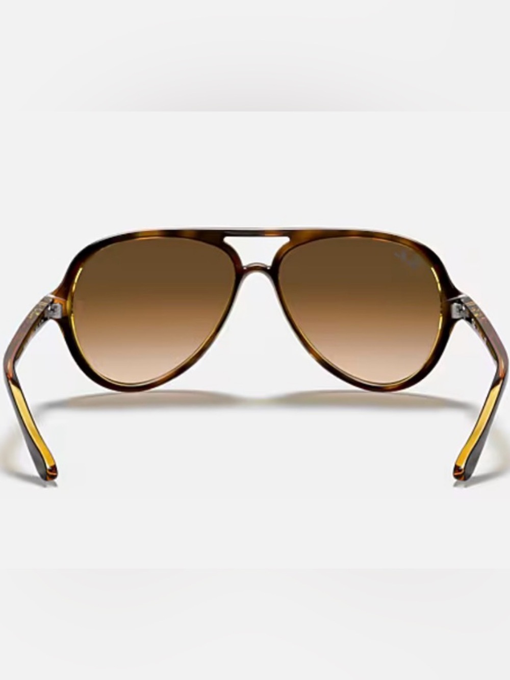 Ray-Ban Men’s RB 4125 Aviator Sunglasses - Brown Lenses - Picture 4 of 7